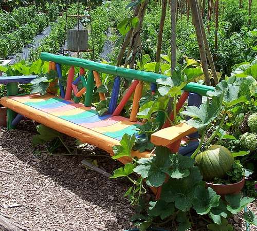Скамейка для дачи и сада своими руками: чертежи, размеры, фото