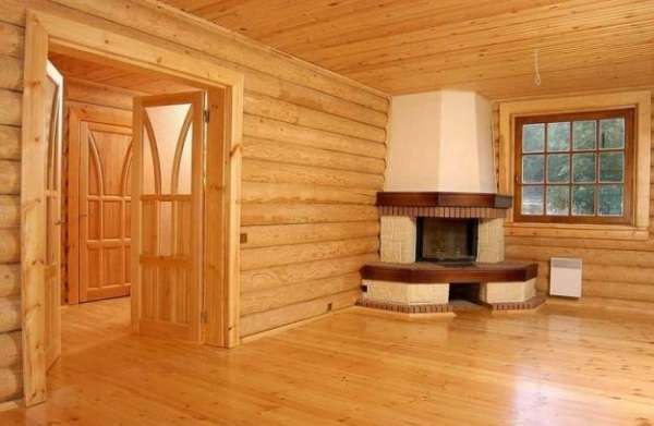 Внутренняя отделка деревянного дома с фото